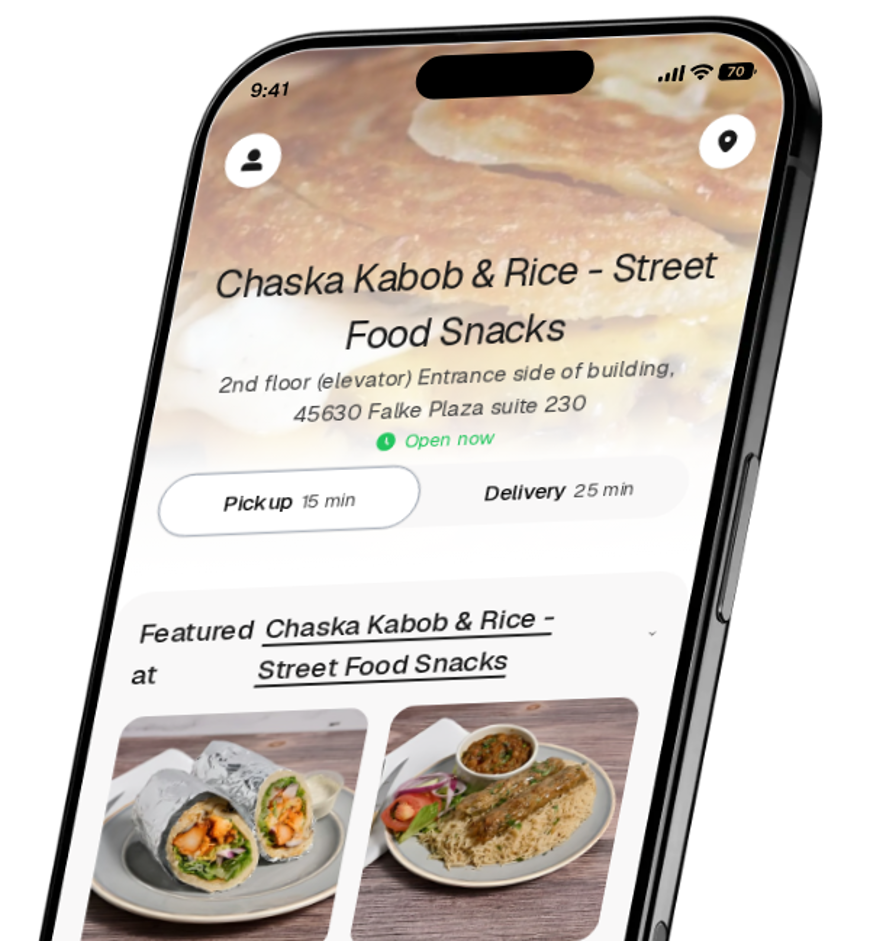 Chaska Kabob & Rice - Street Food Snacks app preview