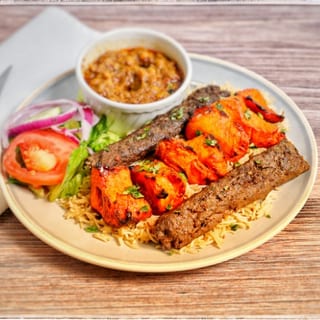 🔥 Combo 1 — Chicken Tikka & Beef Seekh