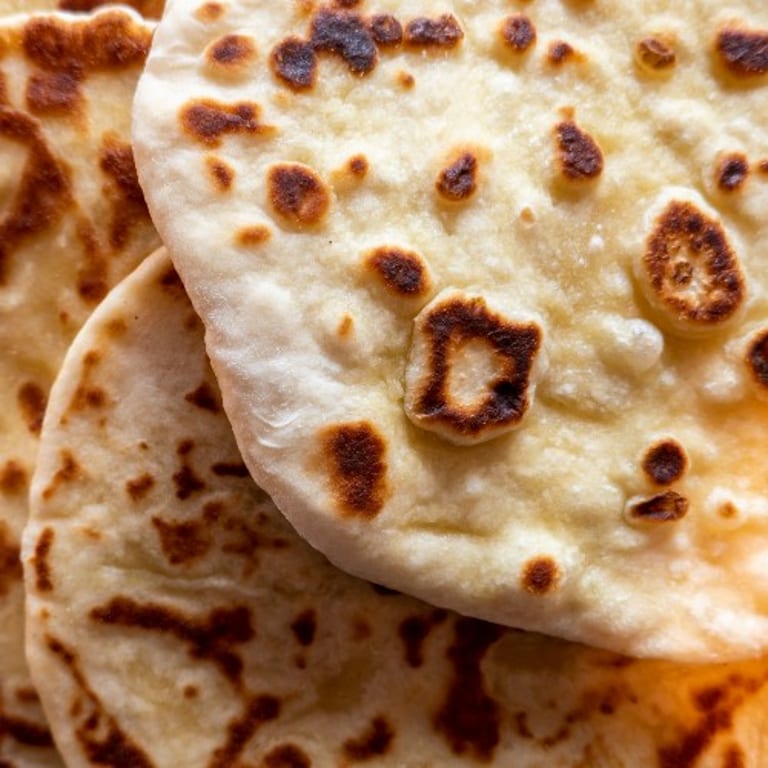 Delicious Garlic Naan Awaits