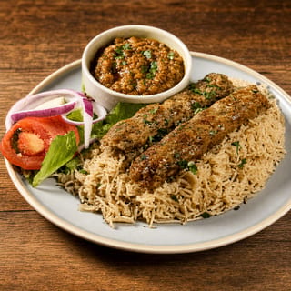 🌶️ Chicken Seekh Kabob Platter